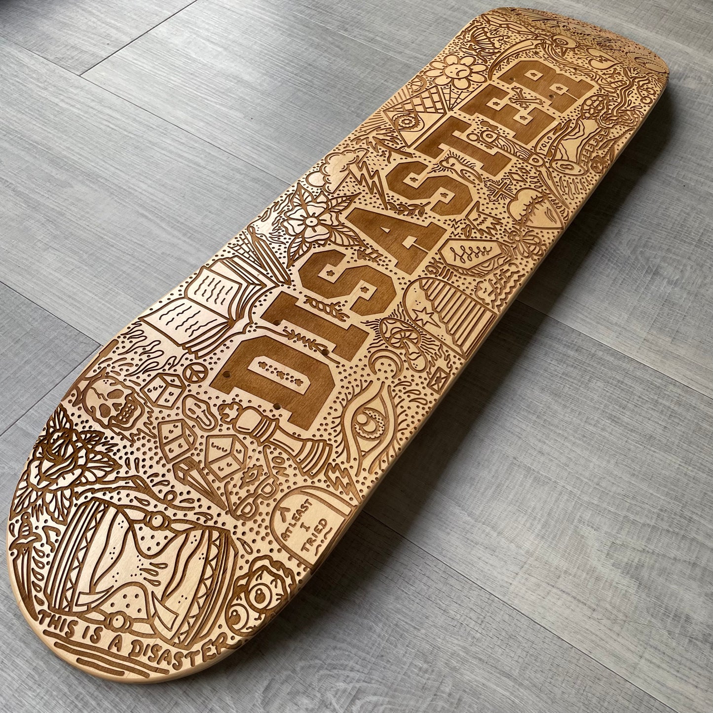 Disaster Flash Skate Deck (Richie Disaster)