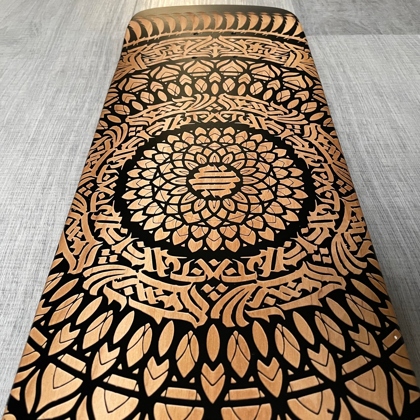 Script Mandala Skate Deck (Bintt)