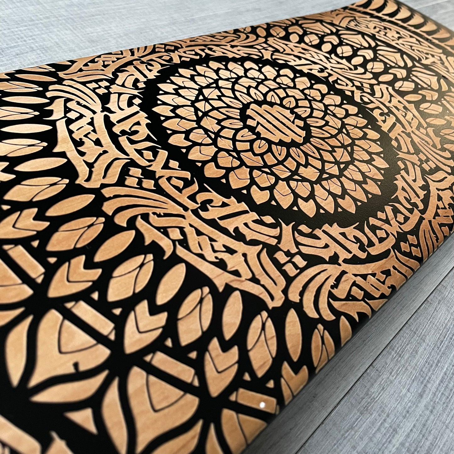 Script Mandala Skate Deck (Bintt)